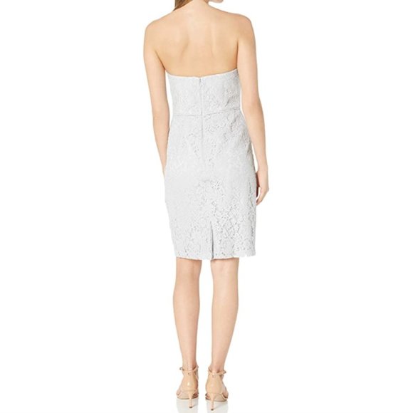 NWOT Donna Morgan Quinn Strapless Lace Dress - Picture 2 of 7